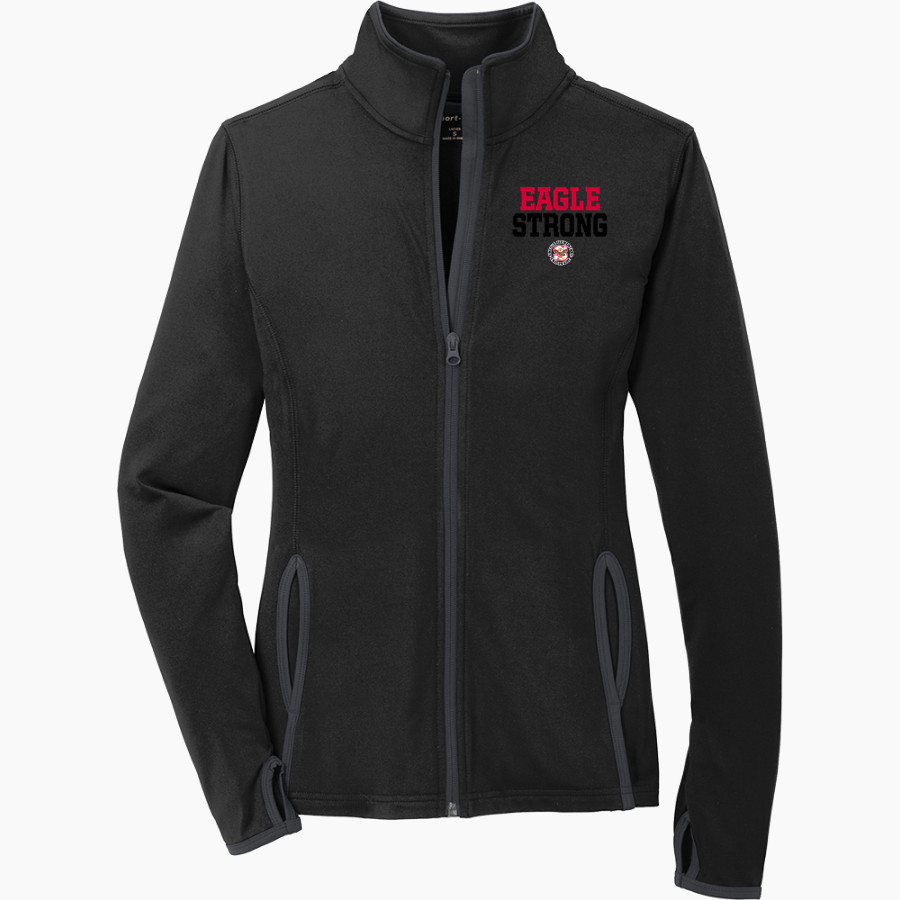 Swegle Eagles <span class="pdp-name-mascot">Swegle Elementary School Eagles</span> Sport-Tek Women's Sport-Wick Stretch Contrast Full-Zip Jacket