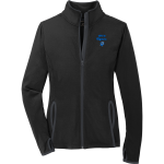 Crow Tigers <span class="pdp-name-mascot">Crow Middle School Tigers</span> Sport-Tek Women's Sport-Wick Stretch Contrast Full-Zip Jacket Front Thumbnail