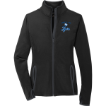 Crow Tigers <span class="pdp-name-mascot">Crow Middle School Tigers</span> Sport-Tek Women's Sport-Wick Stretch Contrast Full-Zip Jacket Front Thumbnail