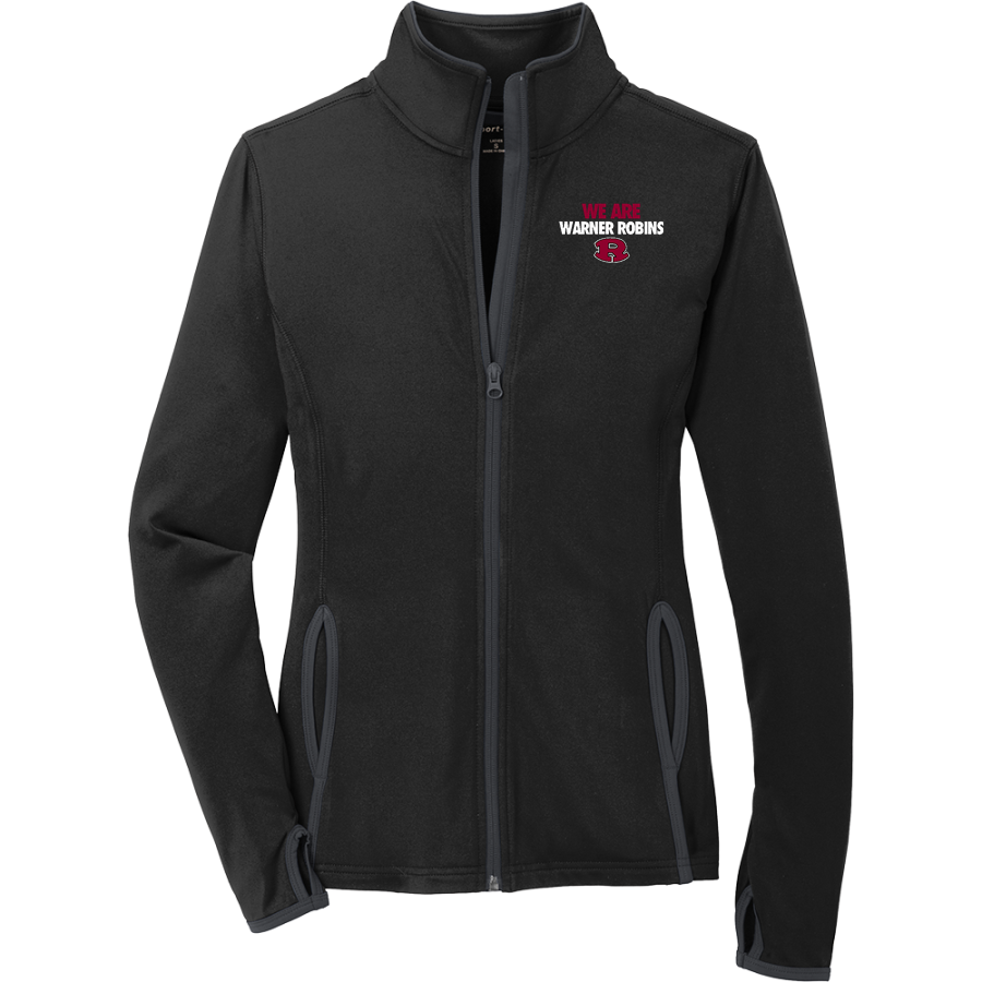WARNER ROBINS HIGH SCHOOL DEMONS <span class="pdp-name-mascot">WARNER ROBINS DEMONS</span> Sport-Tek Women's Sport-Wick Stretch Contrast Full-Zip Jacket