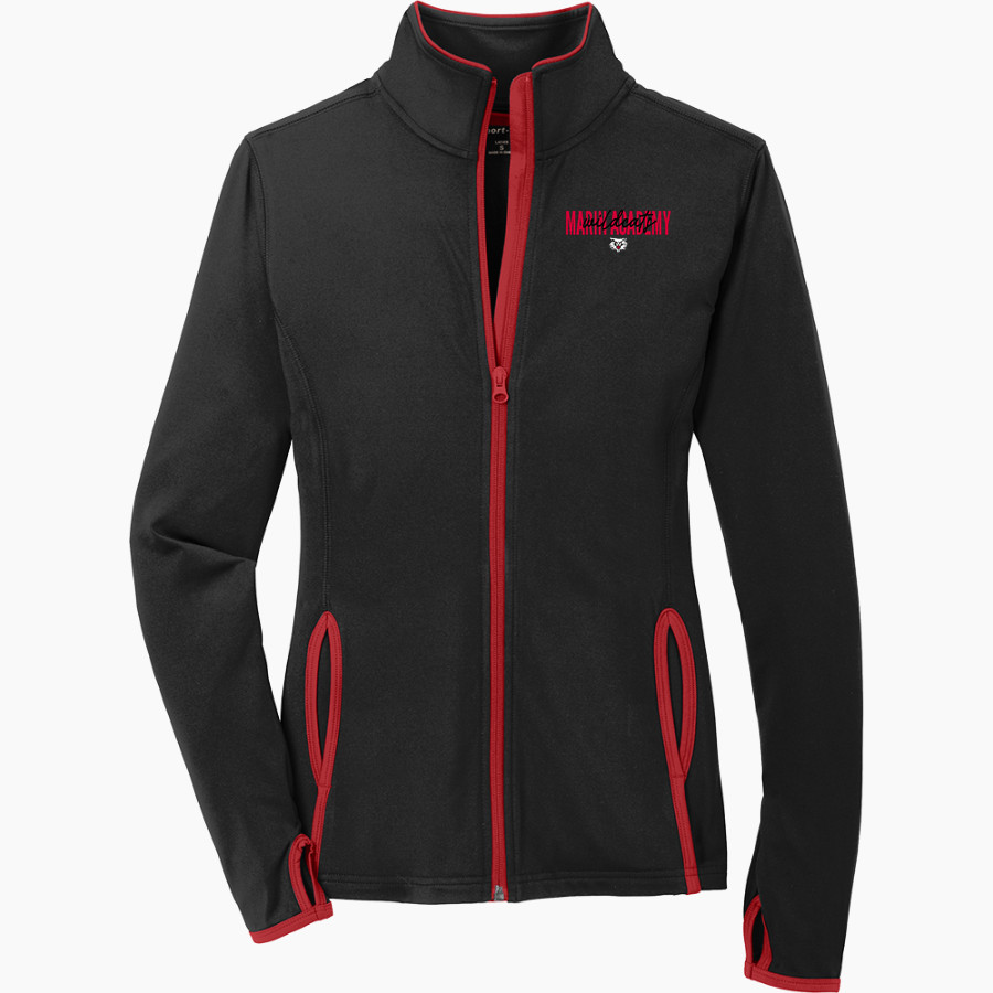 Marin Academy Wildcats <span class="pdp-name-mascot">Marin Academy Wildcats</span> Sport-Tek Women's Sport-Wick Stretch Contrast Full-Zip Jacket