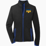 Widener University Pride Online Store Sport-Tek Women's Sport-Wick Stretch Contrast Full-Zip Jacket Front Thumbnail