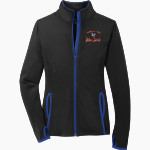 BARTOW HIGH SCHOOL YELLOW JACKETS Sport-Tek Women's Sport-Wick Stretch Contrast Full-Zip Jacket Front Thumbnail