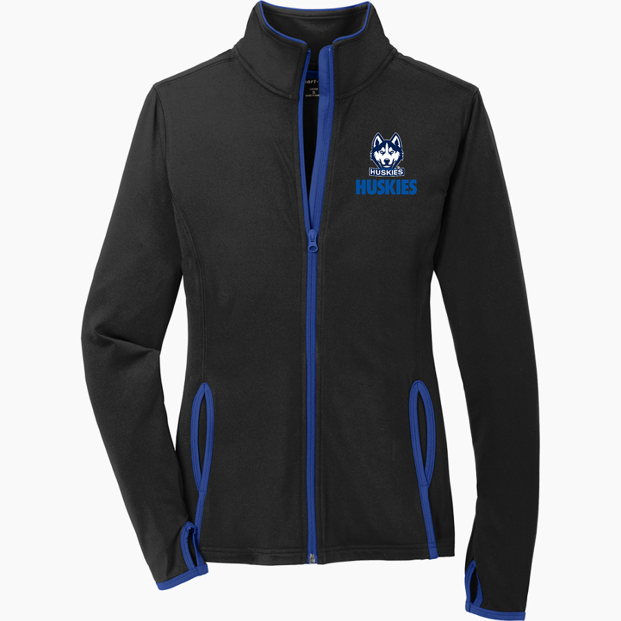SOUTH GEORGIA INSTITUTE Huskies <span class="pdp-name-mascot">SOUTH GEORGIA INSTITUTE Huskies</span> Sport-Tek Women's Sport-Wick Stretch Contrast Full-Zip Jacket