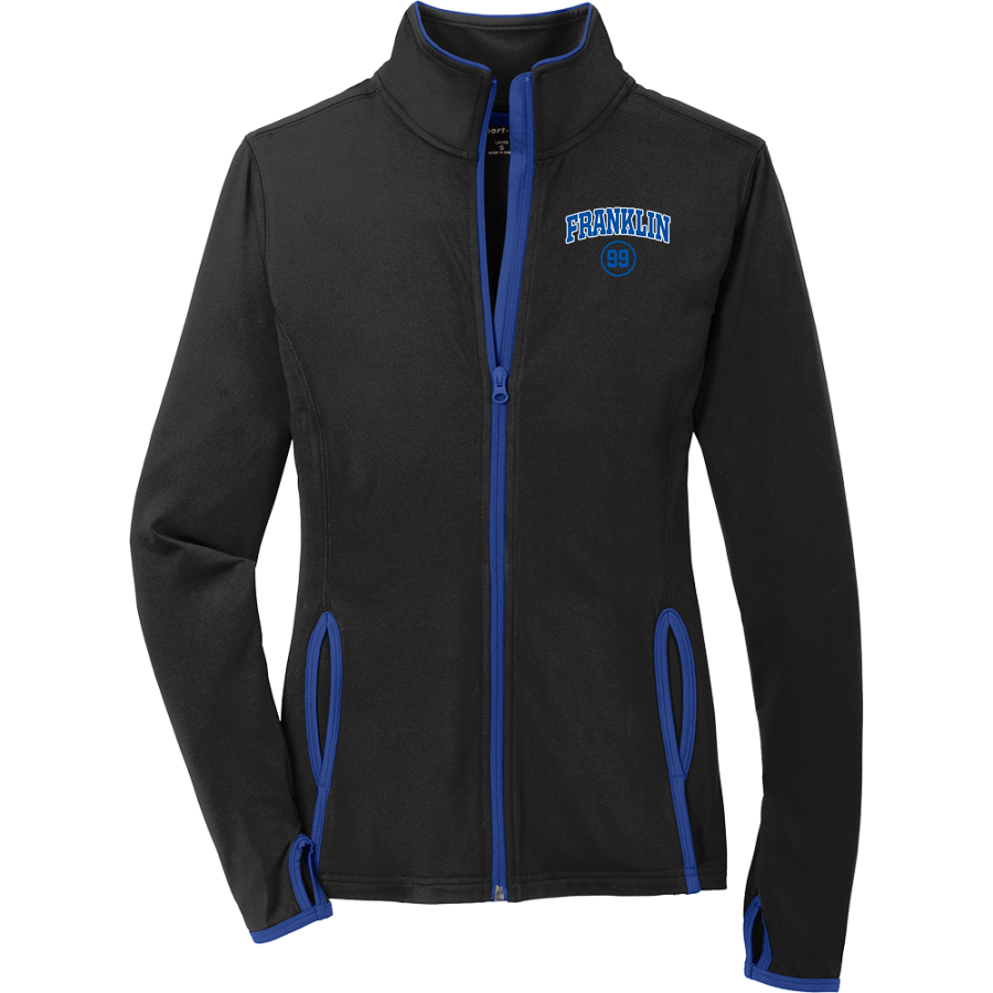 Franklin Rockets <span class="pdp-name-mascot">Franklin Middle School Rockets</span> Sport-Tek Women's Sport-Wick Stretch Contrast Full-Zip Jacket