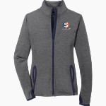 The Shrewsbury Club The Shrewsbury Club Sport-Tek Women's Sport-Wick Stretch Contrast Full-Zip Jacket Front Thumbnail