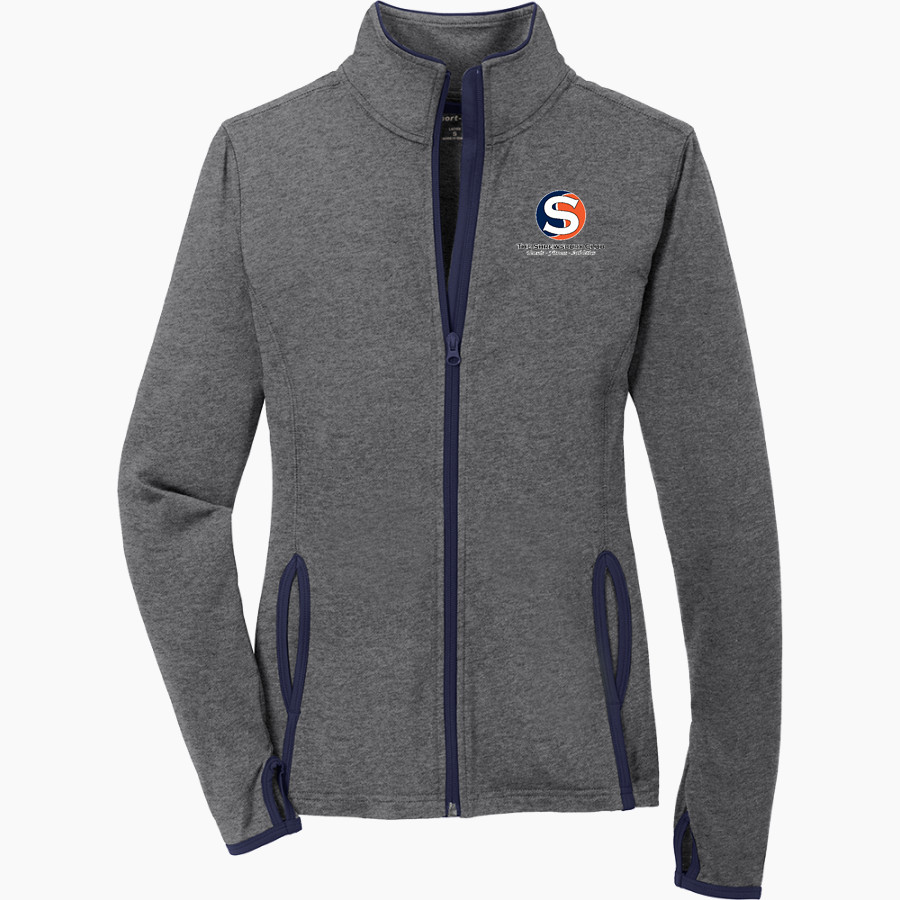 The Shrewsbury Club The Shrewsbury Club Sport-Tek Women's Sport-Wick Stretch Contrast Full-Zip Jacket