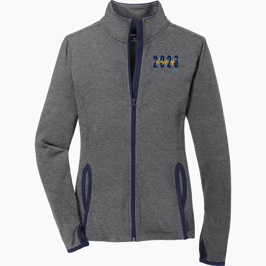 Timnath High School Cubs <span class="pdp-name-mascot">Timnath High School Cubs</span> Sport-Tek Women's Sport-Wick Stretch Contrast Full-Zip Jacket