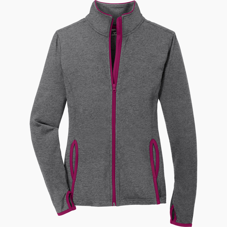 Alexander Spartans Sport-Tek Women's Sport-Wick Stretch Contrast Full-Zip Jacket
