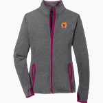 Roxana Shells Sport-Tek Women's Sport-Wick Stretch Contrast Full-Zip Jacket Front Thumbnail