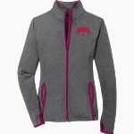 Wisconsin School For The Deaf Firebirds <span class="pdp-name-mascot">Wisconsin School For The Deaf Firebirds</span> Sport-Tek Women's Sport-Wick Stretch Contrast Full-Zip Jacket Front Thumbnail