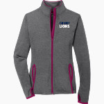 Calvary Lions <span class="pdp-name-mascot">Calvary Lions</span> Sport-Tek Women's Sport-Wick Stretch Contrast Full-Zip Jacket Front Thumbnail