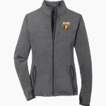 Lewis & Clark College The Official Online Store Sport-Tek Women's Sport-Wick Stretch Contrast Full-Zip Jacket Front Thumbnail