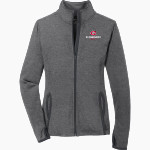 St. Cloud State University The Official Online Store <span class="pdp-name-mascot">St. Cloud State Huskies</span> Sport-Tek Women's Sport-Wick Stretch Contrast Full-Zip Jacket Front Thumbnail