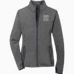 ALBERT GALLATIN HIGH SCHOOL COLONIALS Sport-Tek Women's Sport-Wick Stretch Contrast Full-Zip Jacket Front Thumbnail