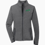 West Lutheran Warriors Sport-Tek Women's Sport-Wick Stretch Contrast Full-Zip Jacket Front Thumbnail