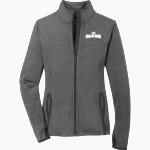 Travis Fiddler Crabs Sport-Tek Women's Sport-Wick Stretch Contrast Full-Zip Jacket Front Thumbnail