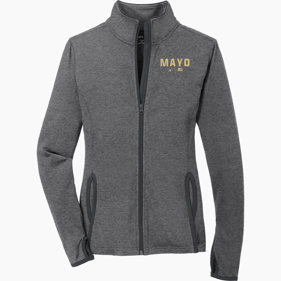 Mayo Spartans <span class="pdp-name-mascot">Mayo Spartans</span> Sport-Tek Women's Sport-Wick Stretch Contrast Full-Zip Jacket