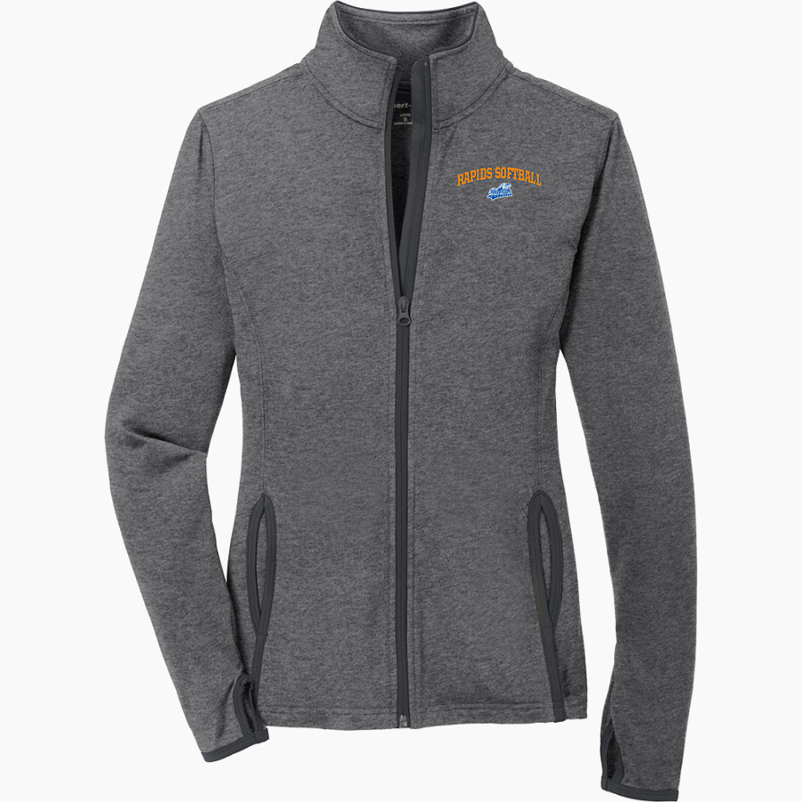 Rapids Softball Rapids Softball Sport-Tek Women's Sport-Wick Stretch Contrast Full-Zip Jacket