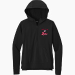 Bluefield University Sideline Store <span class="pdp-name-mascot">Bluefield University</span> Sport-Tek Women's Sport Wicking Stretch 1/2 Zip Hoodie Front Thumbnail