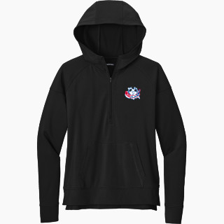Sport-Tek Women's Sport Wicking Stretch 1/2 Zip Hoodie