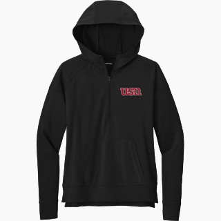Sport-Tek Women's Sport Wicking Stretch 1/2 Zip Hoodie