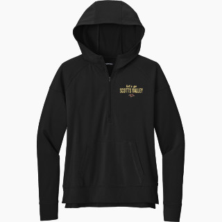 Sport-Tek Women's Sport Wicking Stretch 1/2 Zip Hoodie