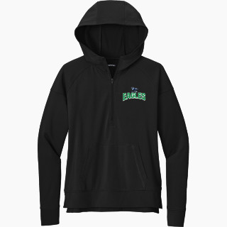 Sport-Tek Women's Sport Wicking Stretch 1/2 Zip Hoodie