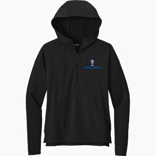 Sport-Tek Women's Sport Wicking Stretch 1/2 Zip Hoodie