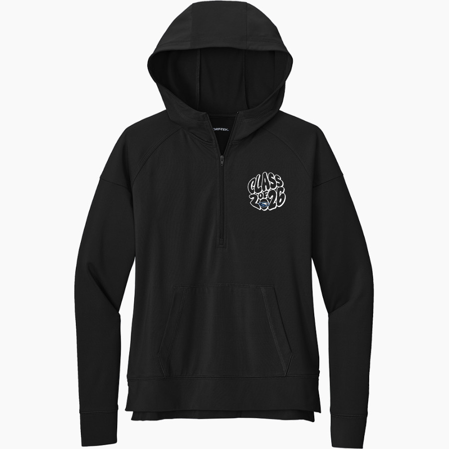 SANFORD FRITCH HIGH SCHOOL EAGLES <span class="pdp-name-mascot">SANFORD FRITCH EAGLES</span> Sport-Tek Women's Sport Wicking Stretch 1/2 Zip Hoodie