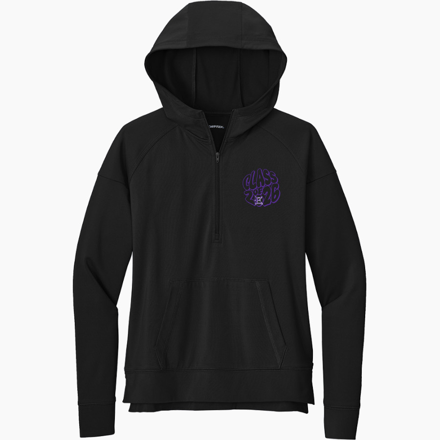 ELGIN HIGH SCHOOL WILDCATS <span class="pdp-name-mascot">ELGIN WILDCATS</span> Sport-Tek Women's Sport Wicking Stretch 1/2 Zip Hoodie