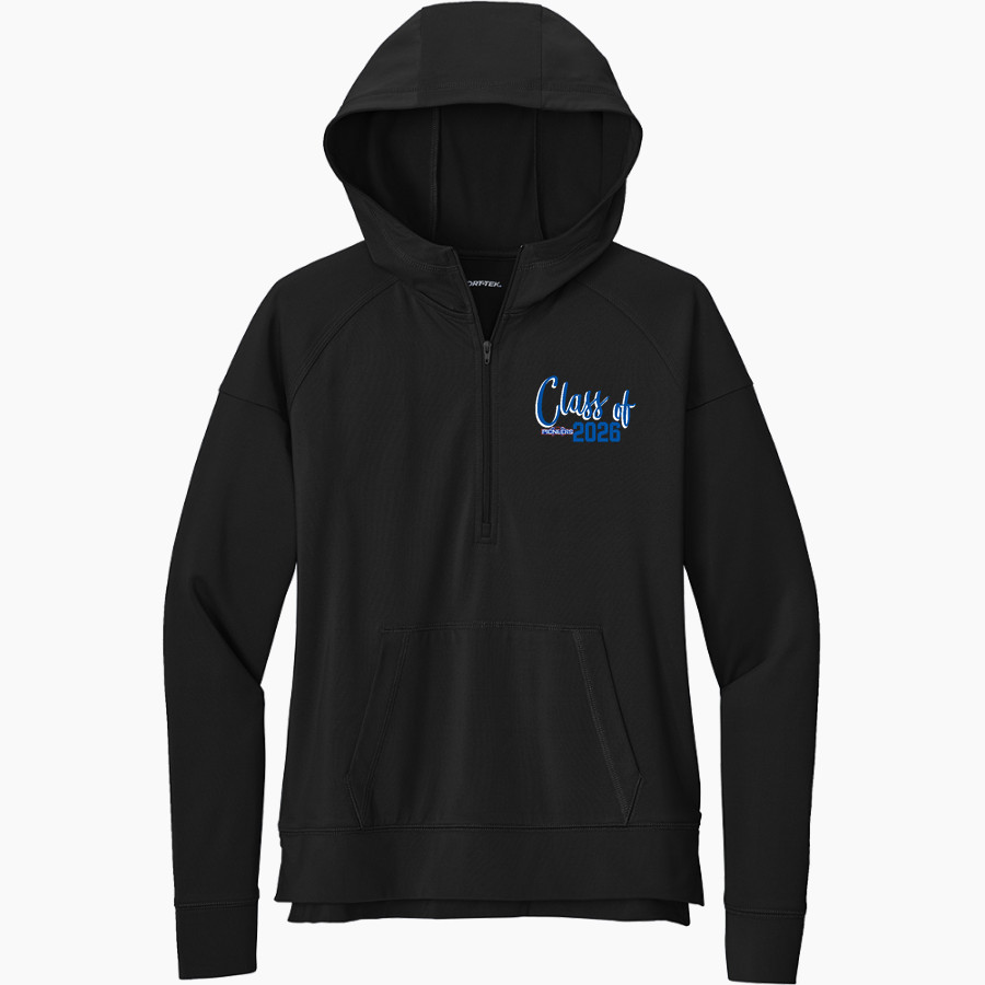 UW-Platteville PIONEERS ONLINE STORE <span class="pdp-name-mascot">UW-Platteville Pioneers</span> Sport-Tek Women's Sport Wicking Stretch 1/2 Zip Hoodie
