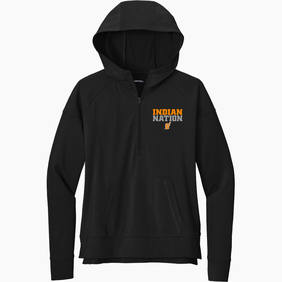 ONEIDA HIGH SCHOOL INDIANS <span class="pdp-name-mascot">ONEIDA INDIANS</span> Sport-Tek Women's Sport Wicking Stretch 1/2 Zip Hoodie