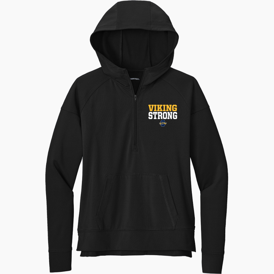 South Iredell Vikings <span class="pdp-name-mascot">South Iredell</span> Sport-Tek Women's Sport Wicking Stretch 1/2 Zip Hoodie