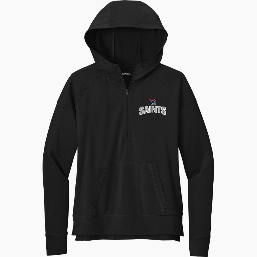 Legacy Christian Academy Saints Sport-Tek Women's Sport Wicking Stretch 1/2 Zip Hoodie