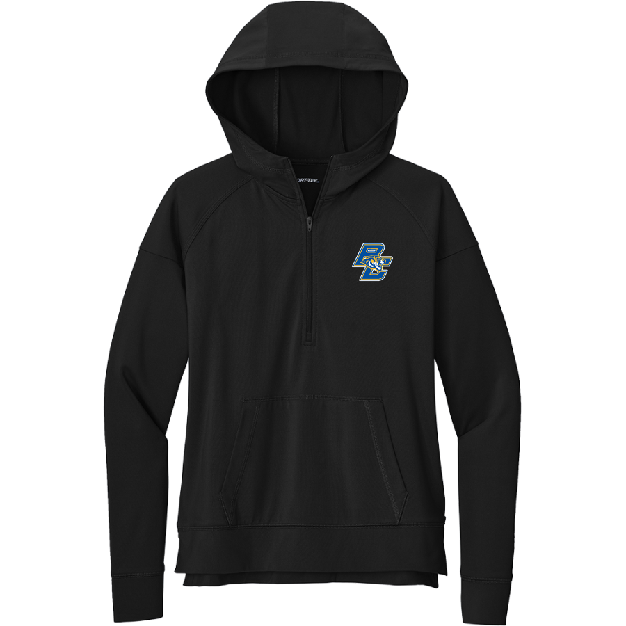 BEEKMAN CHARTER SCHOOL TIGERS <span class="pdp-name-mascot">BEEKMAN CHARTER SCHOOL TIGERS</span> Sport-Tek Women's Sport Wicking Stretch 1/2 Zip Hoodie