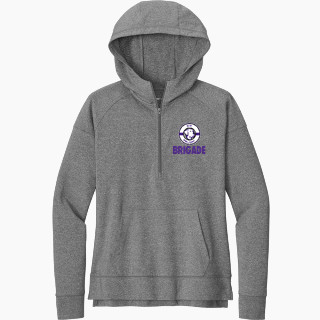 Sport-Tek Women's Sport Wicking Stretch 1/2 Zip Hoodie