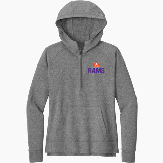 Sport-Tek Women's Sport Wicking Stretch 1/2 Zip Hoodie