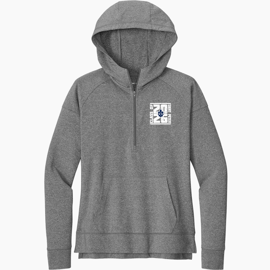 Saint Peter High School SAINTS ONLINE STORE <span class="pdp-name-mascot">Saint Peter Saints</span> Sport-Tek Women's Sport Wicking Stretch 1/2 Zip Hoodie
