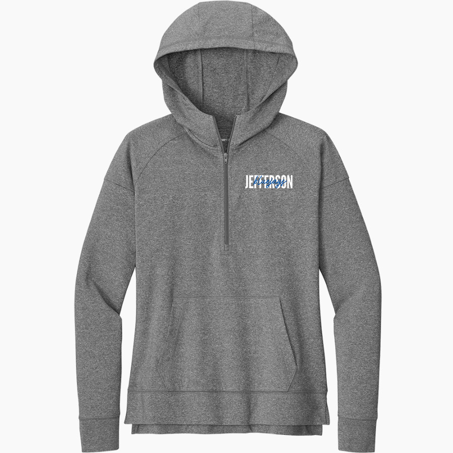 JEFFERSON HIGH SCHOOL BLUEJAYS <span class="pdp-name-mascot">JEFFERSON BLUEJAYS</span> Sport-Tek Women's Sport Wicking Stretch 1/2 Zip Hoodie
