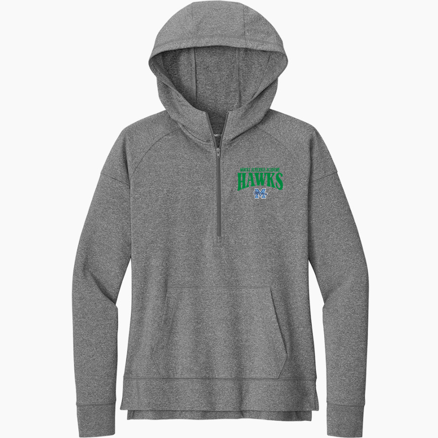 Mount Alvernia Academy Hawks Sport-Tek Women's Sport Wicking Stretch 1/2 Zip Hoodie