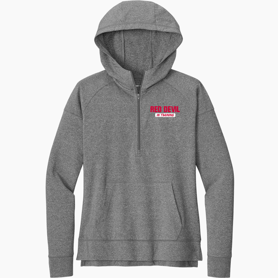Chaffee Red Devils <span class="pdp-name-mascot">Chaffee Schools Red Devils</span> Sport-Tek Women's Sport Wicking Stretch 1/2 Zip Hoodie