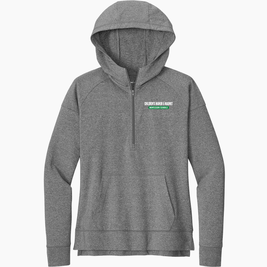 Children's Manor Children's Manor Sport-Tek Women's Sport Wicking Stretch 1/2 Zip Hoodie