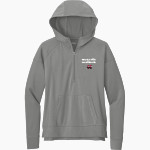 Marquette Sentinels Sport-Tek Women's Sport Wicking Stretch 1/2 Zip Hoodie Front Thumbnail