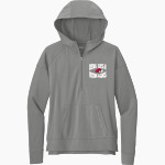 Benedictine University Mesa Redhawks <span class="pdp-name-mascot">Benedictine University Redhawks</span> Sport-Tek Women's Sport Wicking Stretch 1/2 Zip Hoodie Front Thumbnail