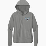 Palmerton Area Blue Bombers Sport-Tek Women's Sport Wicking Stretch 1/2 Zip Hoodie Front Thumbnail
