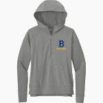 Burrillville Broncos <span class="pdp-name-mascot">Burrillville Broncos</span> Sport-Tek Women's Sport Wicking Stretch 1/2 Zip Hoodie Front Thumbnail