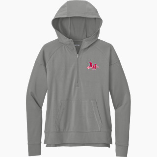 Sport-Tek Women's Sport Wicking Stretch 1/2 Zip Hoodie