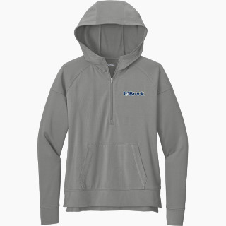 Sport-Tek Women's Sport Wicking Stretch 1/2 Zip Hoodie