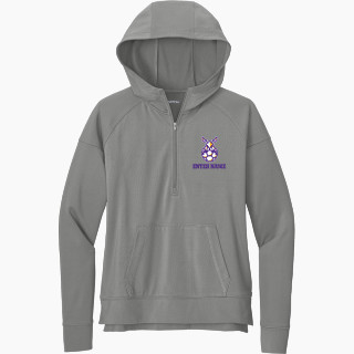 Sport-Tek Women's Sport Wicking Stretch 1/2 Zip Hoodie